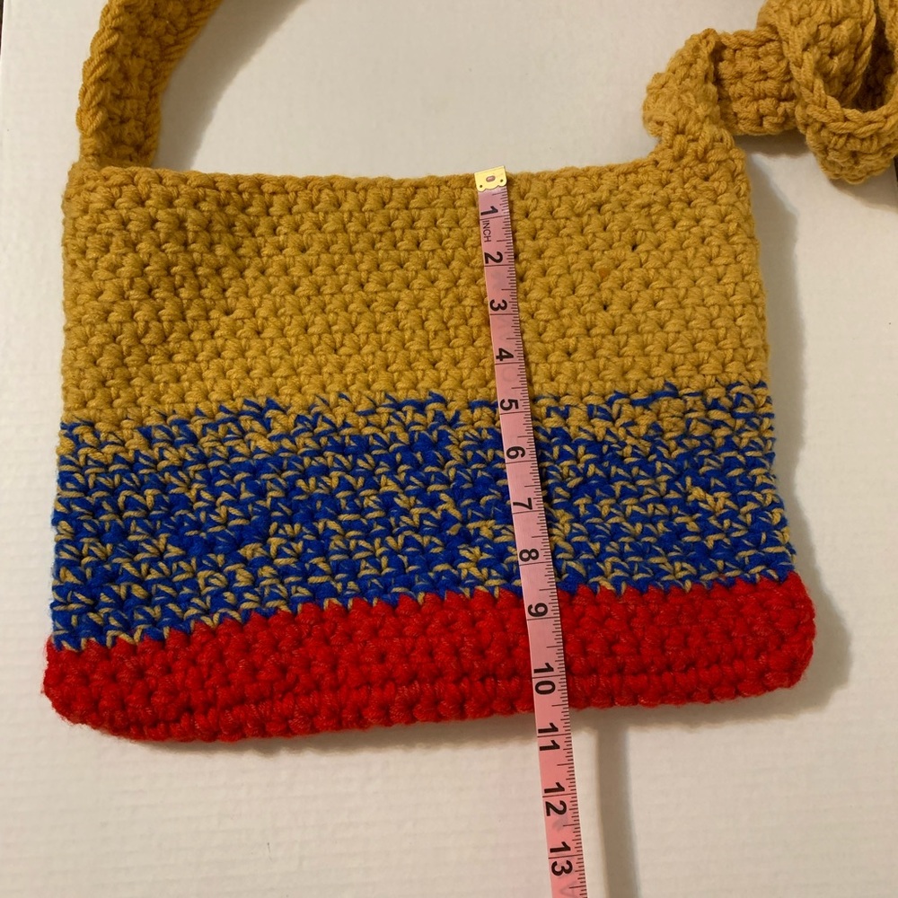 Crossbody Bag Handmade Crocheted - Picture 13 of 16